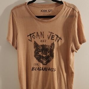 Lucky Brand Joan Jett Graphic Tee - Brown